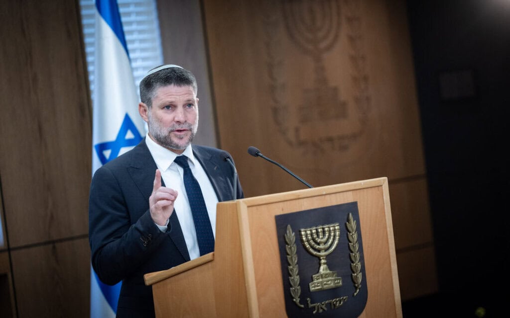 Israëls minister van Financiën heeft een plan om de tweestatenoplossing voorgoed te begraven