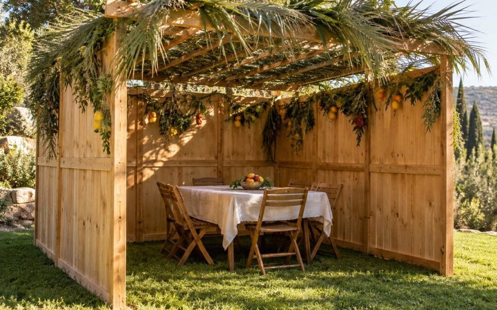 De sukkah die de storm doorstond