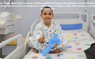 Jongen uit Gaza is de 3.000ste die levensreddende hartoperatie ondergaat in Israël