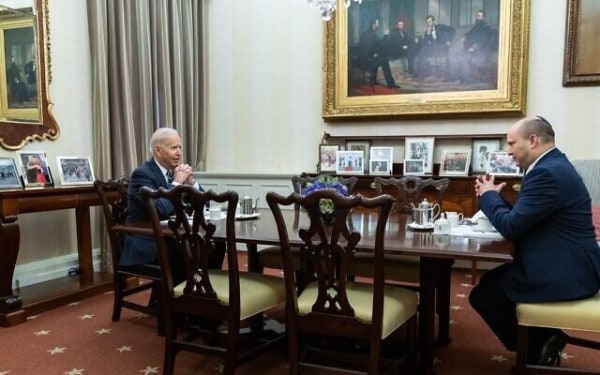 Biden bevestigt ‘onwrikbaar partnerschap’ aan Bennet