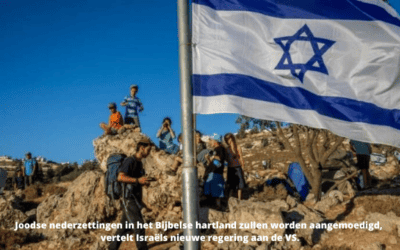 Israël vertelt VS dat Joodse nederzettingen doorgaan