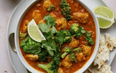 Indiase Kip Curry met Broccoli