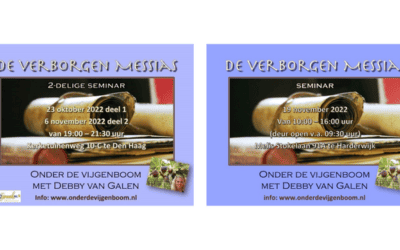 Seminar De verborgen Messias te Den Haag: 16 oktober sluitdatum inschrijving