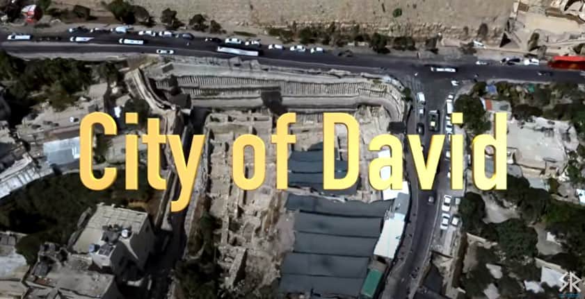 Stad van David en de tunnel van Hizkia in Jeruzalem