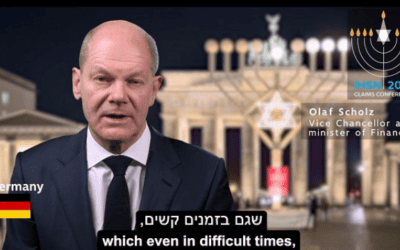 Nieuwe kanselier Olaf Scholz: ‘We tolereren geen antisemitisme noch Israëlhaat in Duitsland’